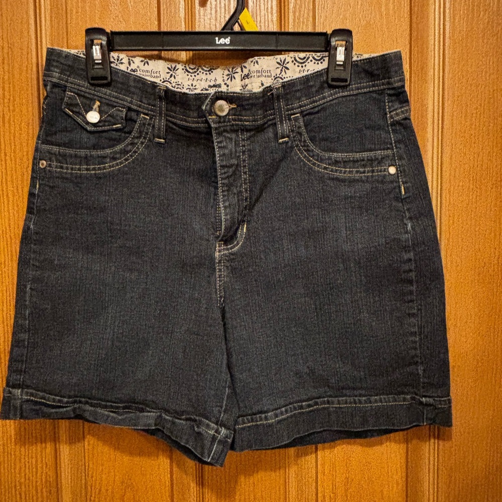 Lee Women's Deep Indigo Jean Shorts